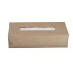 PreSolve| Tissue Box Holder with 100 Pulls Cotton Rags Tissue | Handcrafted Fine Leather - Like Finish | for Gifting, Office Desks, Cars & Home Décor | Durable & Water Resistant. (Beige) - Image 3